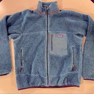 RARE Patagonia Men’s size SMALL Retro-X Fleece in Borealis Green